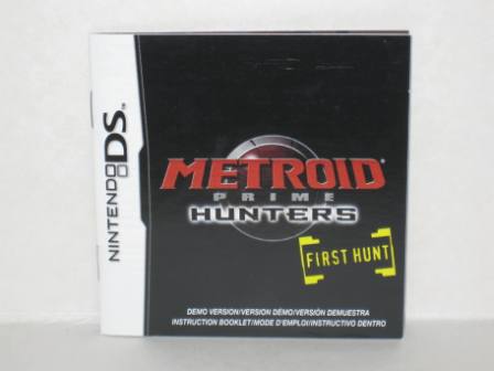 Metroid Prime Hunters First Hunt - Nintendo DS Manual